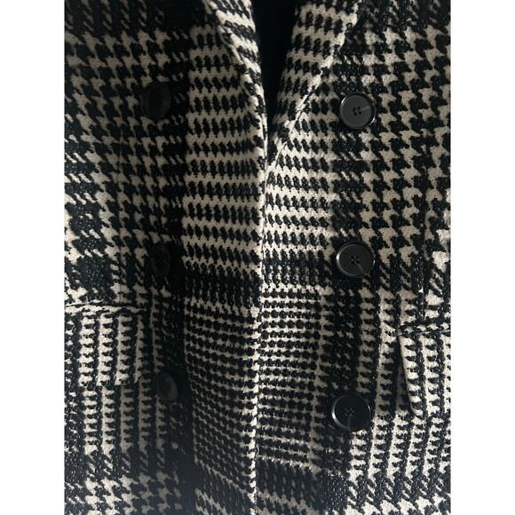 Theory houndstooth open front sample wool blazer sz S - Picture 6 of 6